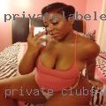 Private clubs